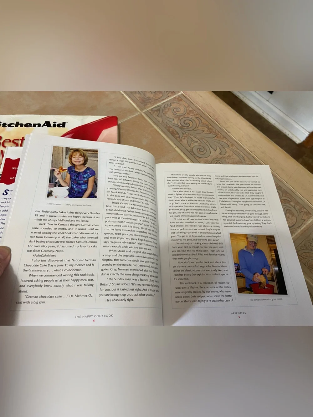 Kitchen Aid & The Happy Cookbook Set-2 books
